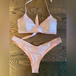 SUNNY 2-piece bikini set made in Italy chrome pink size M